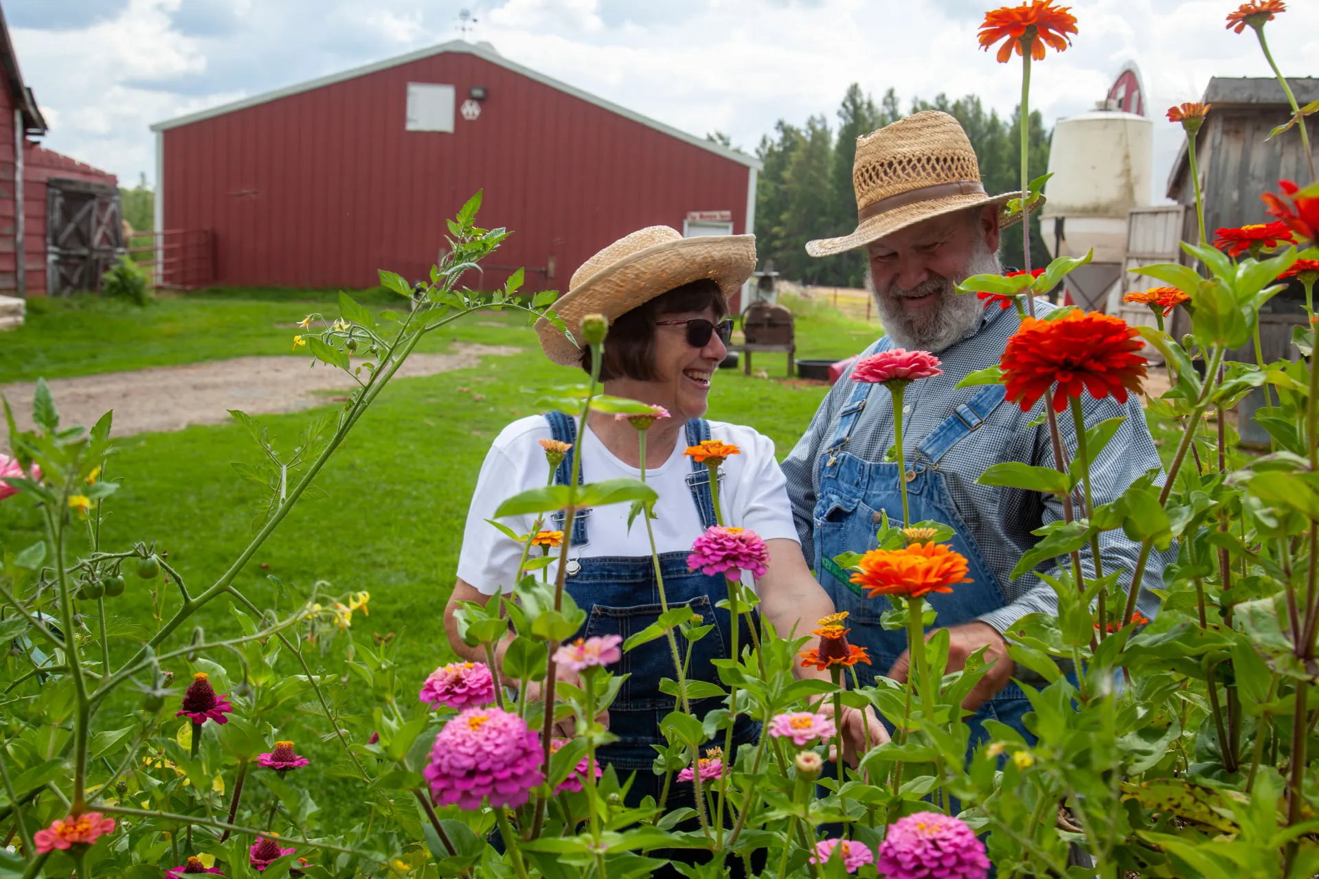 Mr. Ed and Mrs. Ed at the farm - Photo by Luke Mason
