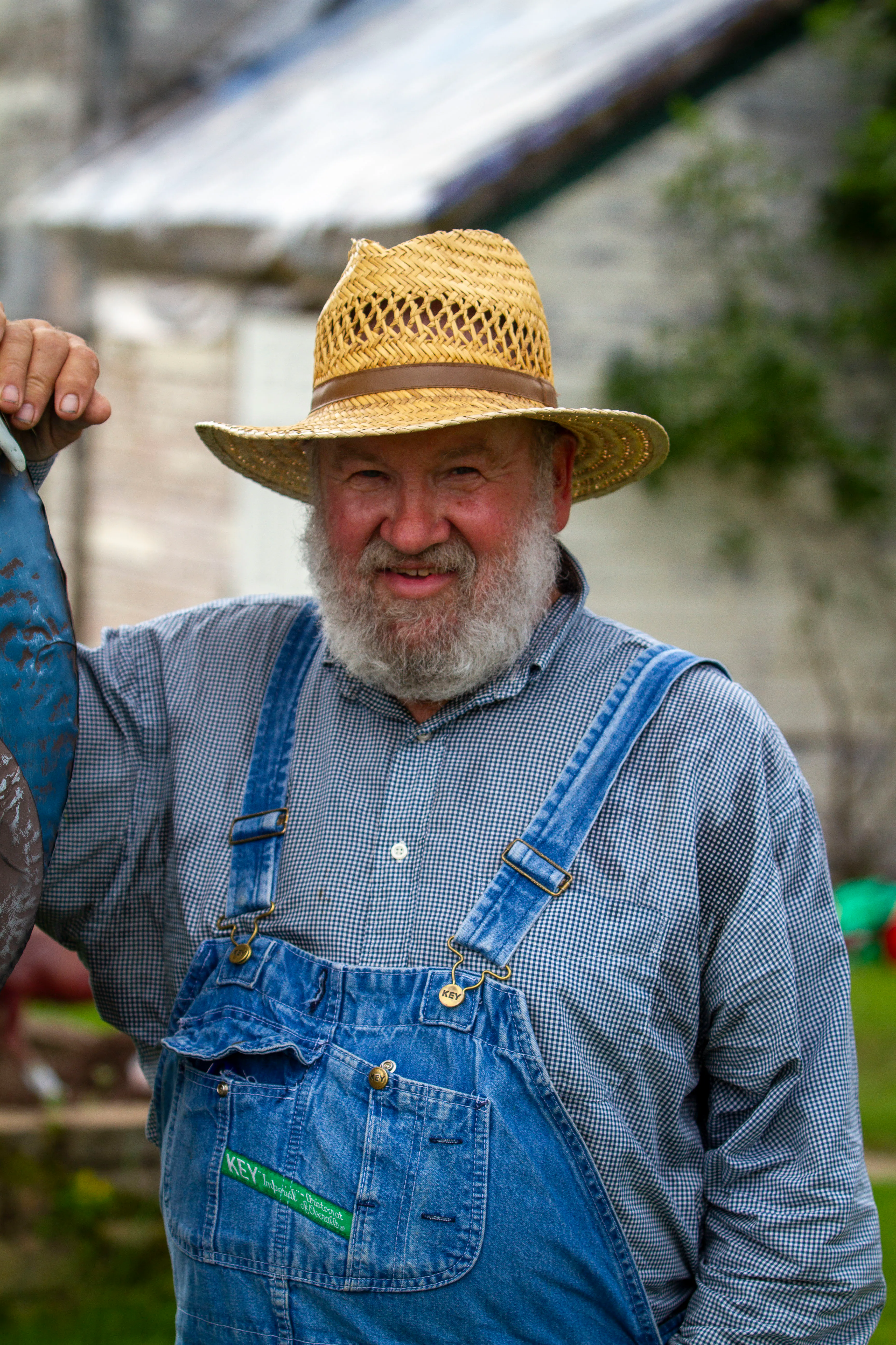 Ed Nelson at Mr. Ed's Farm - Photo by Luke Mason